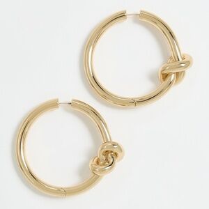 Jennifer Fisher Hinge Knot Hoop Earrings